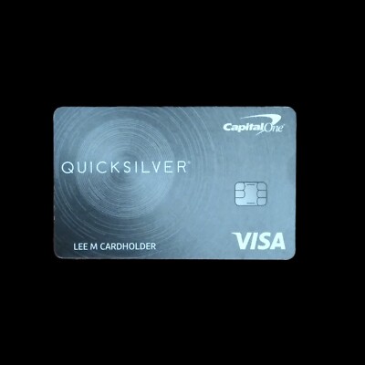 CapitalOne Quicksilver paper back NEW COLLECTIBLE GIFT CARD $0