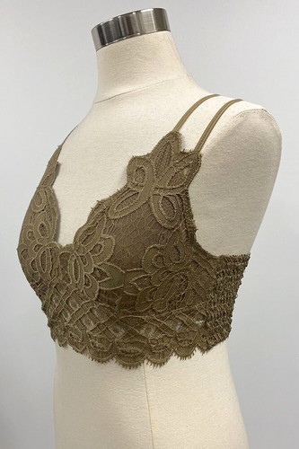 Anemone Women's Sexy Comfortable Lace Wireless Stretch Bra Bralette Top S-XXL - Picture 73 of 252