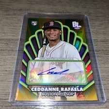 2024 Topps Big League Ceddanne Rafaela Opening Act AUTO /50 Holo-Foil 🔥🔥