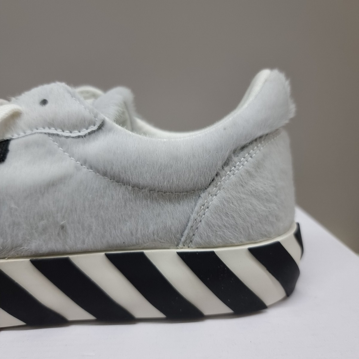 Suede Off White Vulcan Off-White New Low Vulcanized Sneakers Black