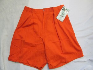 Orange dress shorts Clearance