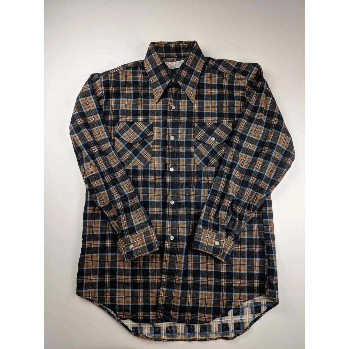 Vintage Champion Flannel 70s 80s Canada