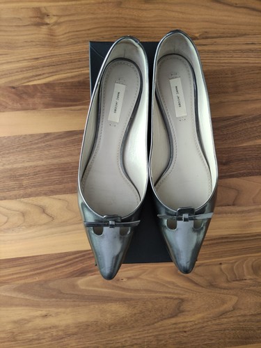 Marc Jacobs Ballerina grau-metallic Gr 40 (39,5) Kaum getragen Makellos Toll! - Bild 4 von 5