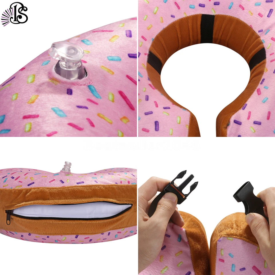 Soft Pet Cone Recovery Collar Protective Inflatable Collars for Dogs and Cats - Image 2 of 4