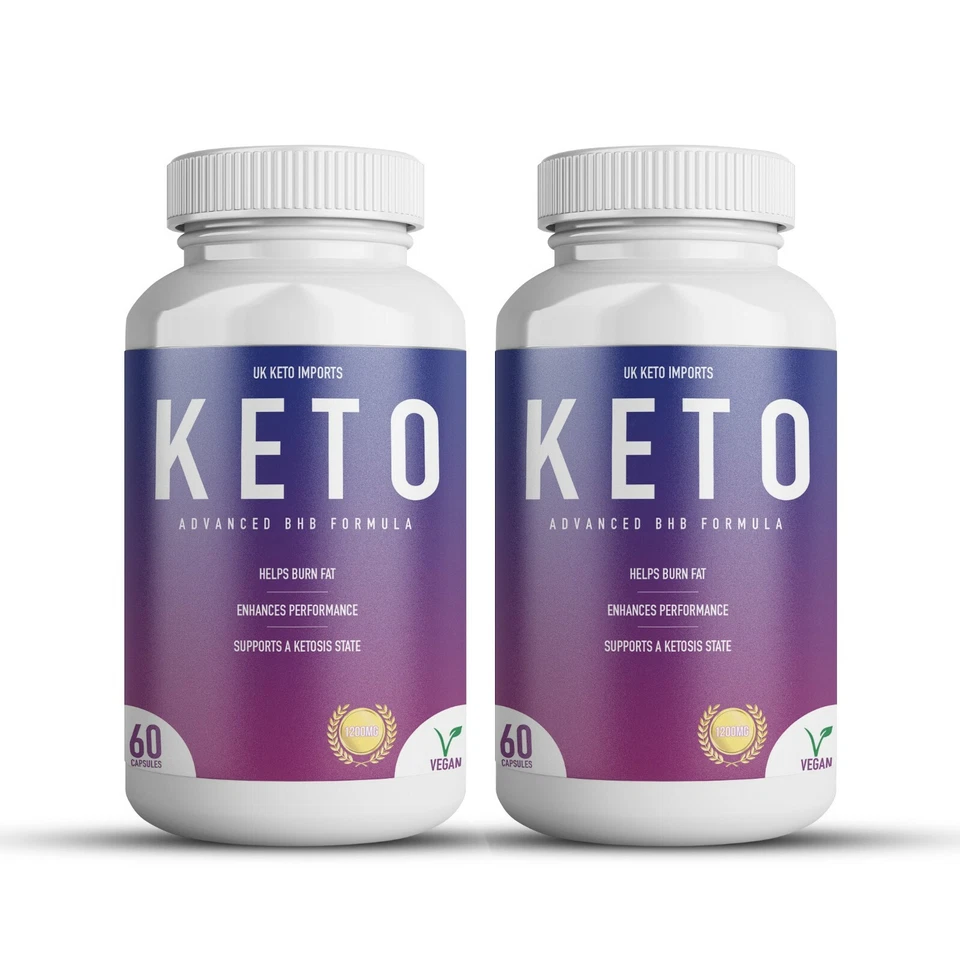 Keto Diet Fat Burner Pills UK Keto Import ™ Pure Strong Weight Loss 120 Capsules