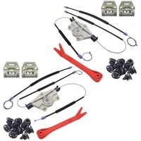 Fensterheber Reparatursatz Seilzug - Set - Vorne L + R - FüR Seat Leon (1M1)