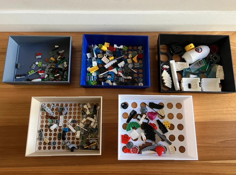 Clasificador de ladrillos Lego apilable | Envío GRATIS A EE. UU. | Organizador Lego | Limpieza desorden Foto 4 de 4