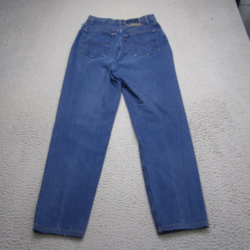 Vintage Levis 501 Jeans Womens 7 Blue Stone Wash Faded Made In USA Button Fly - Picture 12 of 14