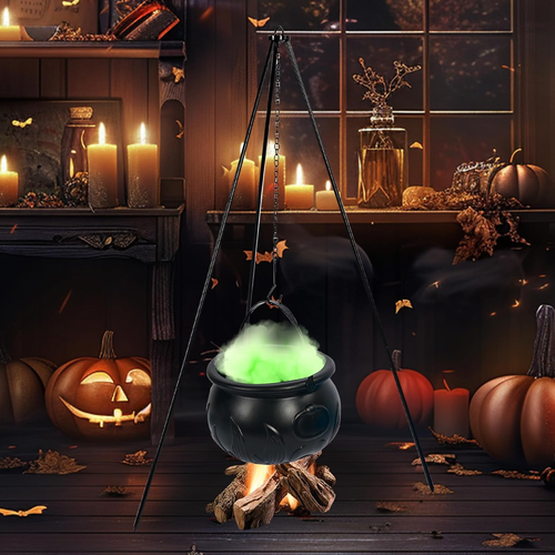 Dazzle Bright Halloween Cauldron Decorations Outdoor, Large Witches Cauldron - Picture 5 of 12
