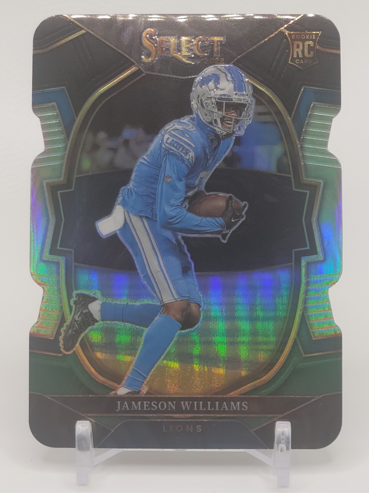 2022 Select JAMESON WILLIAMS #57 RC Rookie Concourse Black & Green Die-Cut LIONS