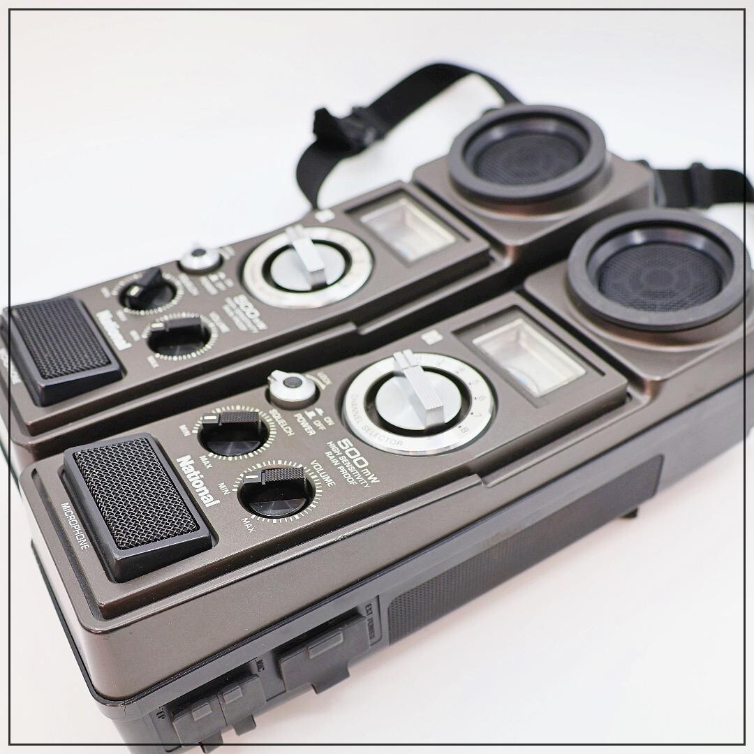 CB無線 ナショナル RJ-380 National RJ-380 CB Transceiver Set of 2 8 Channels 500mW