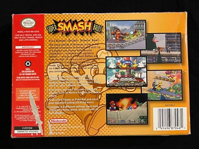 Super Smash Bros. (Nintendo 64, 1999) BOX ONLY - Authentic N64 | eBay