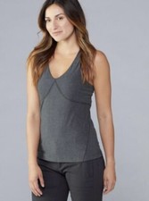 WOMENS PRANA ALBIA TANK TOP IN BLACK/GREY SIZE S EXCELLENT CLEAN GUARANTEED