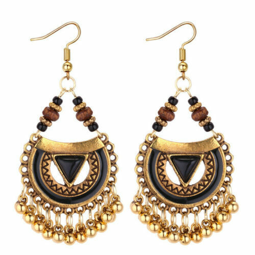 Bohemian Vintage Boho Ear Hook Drop Jewelry Ethnic Dangle Earrings Women - Picture 5 of 18