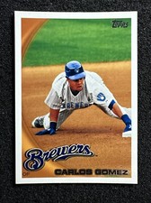 CARLOS GOMEZ #116 2010 Topps Baseball QTY Milwaukee Brewers