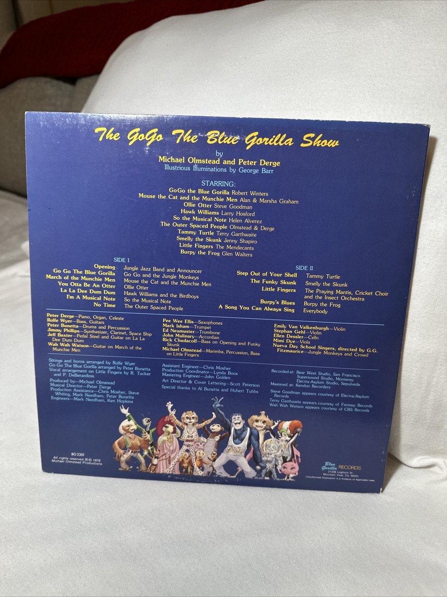 The Gogo The Blue Gorilla Show LP Record BG2301 RARE VG+LP | eBay