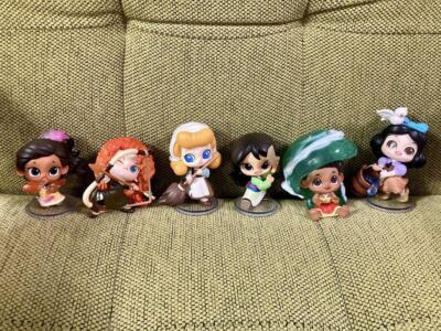 Disney POPMART Princess Childhood 6個セット POP MART Disney Princess Childhood Blind Box Unboxing FULL