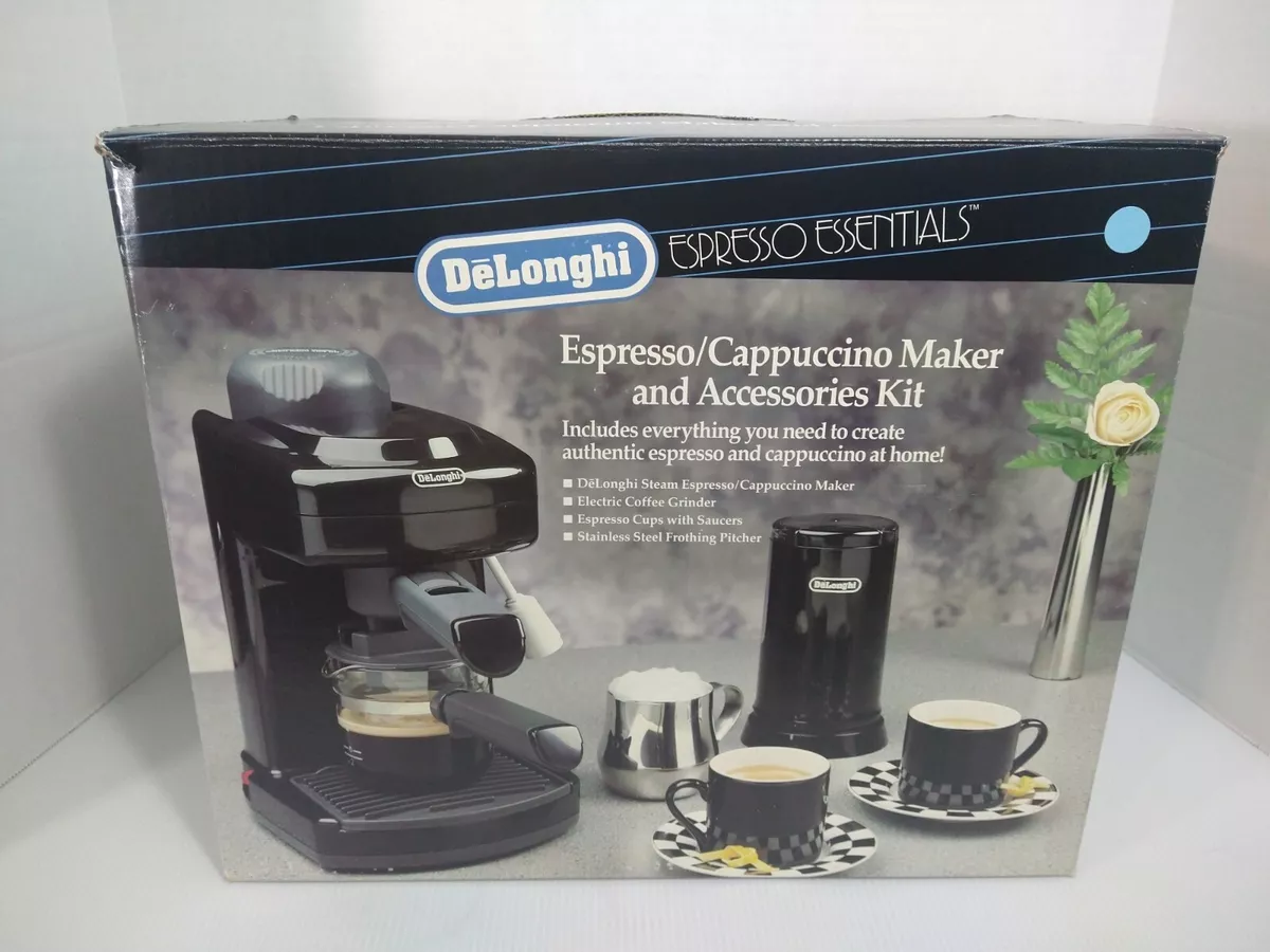 Delonghi Espresso Espresso Cappuccino Maker And Accessories Kit bar-4ee New Open