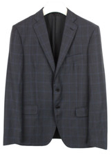 Il Lanificio Blazer Uomo (EU) 50 A Unico Petto In Lana Cashmere A Quadri