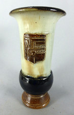 VASE COUPE EN GRES BOUFFIOULX CACHET GUERIN LA NOUVELLE GAZETTE BELGIAN POTTERY