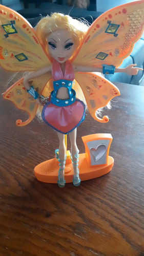 Winx Club Fee Stella Enchantix Fairy Puppe Mattel - voll funktionsfähig - Video 1 von 1