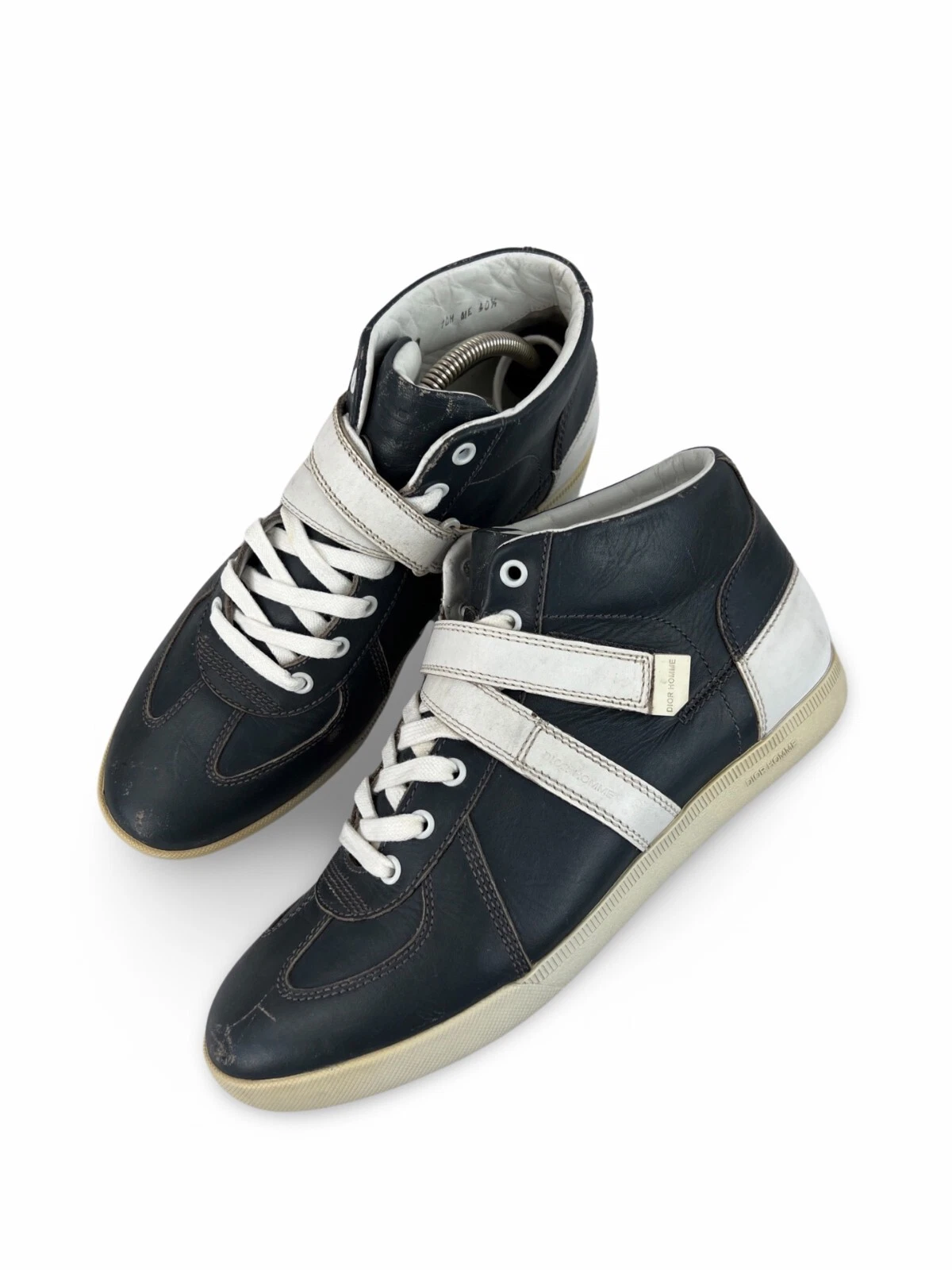Baskets moyennes en cuir Dior Homme Hedi époque slimane sangles
