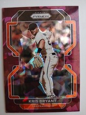2022 Panini Prizm Baseball Kris Bryant Purple Cracked Ice /25