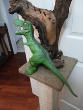 TRex Tyrannosaurus Rex Green Large Soft Rubber Dinosaur Toy 20" Toys R Us