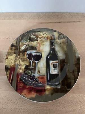 Sakura Classico by Silvia Vassileva Wine Bistro Salad Plates - Set of 4 EUC