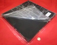 Polyurethane Sorbothane Sheet 1.0" Thick x 12 x 12, Black, 30, 40, 50, 60, 70 oo