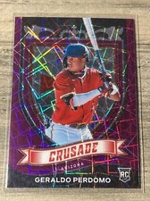 2021 Panini Chronicles Crusade Geraldo Perdomo Purple Velocity Prizm #8 RC