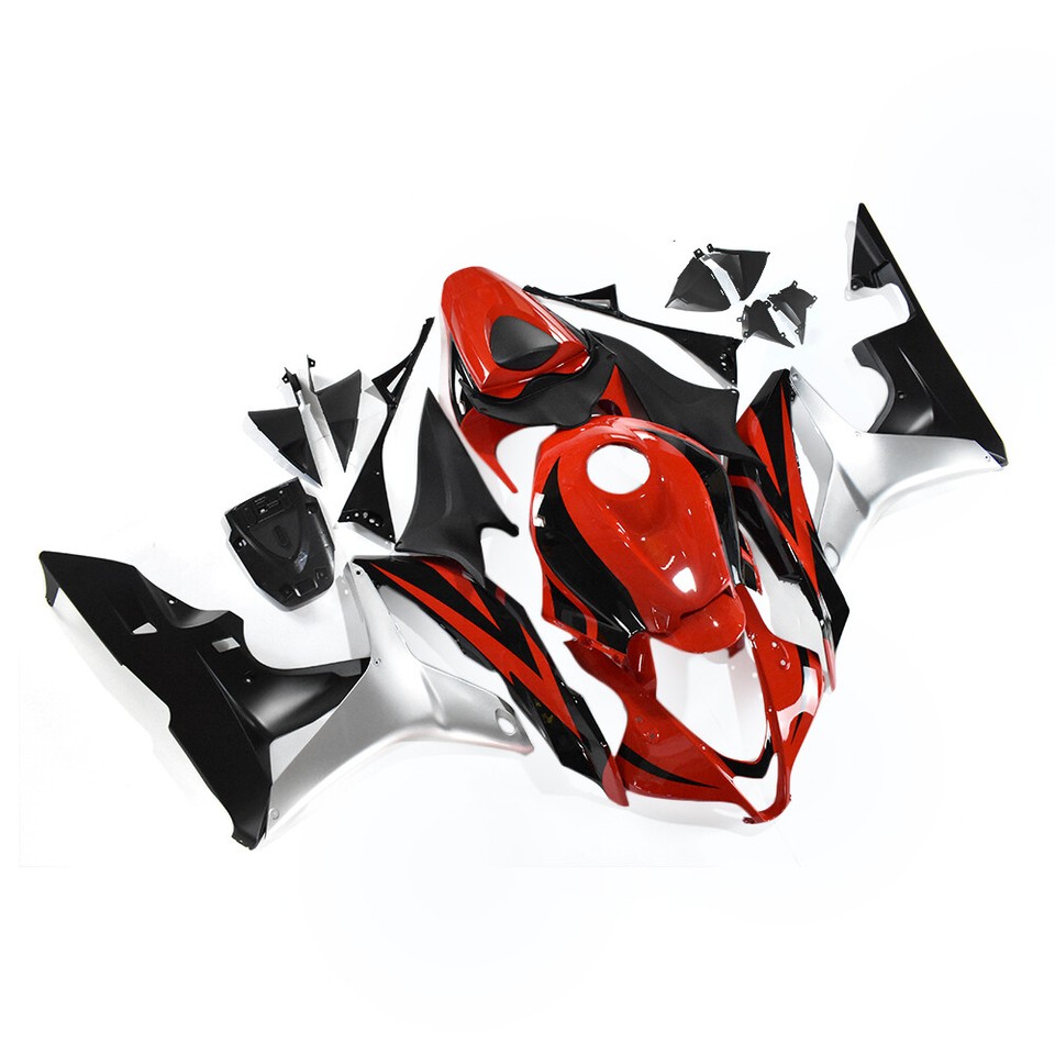 ABS Bodywork Fairings Kit For Honda 2007 2008 CBR600RR F5 07 08 Red