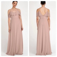 Anthropologie BHLDN Jenny Yoo Mild Dress Whipped Apricot Size 4 Flaw