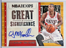 CJ McCollum AUTO Great Significance 2014-15 Panini NBA Hoops Autograph Signature