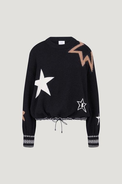 Women Bogner Sweater Black Viscose One size