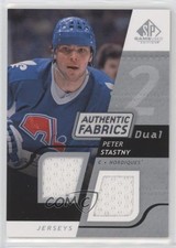 2008 SP Game Used Edition Authentic Fabrics Dual Peter Stastny #AF-SY HOF 03xg