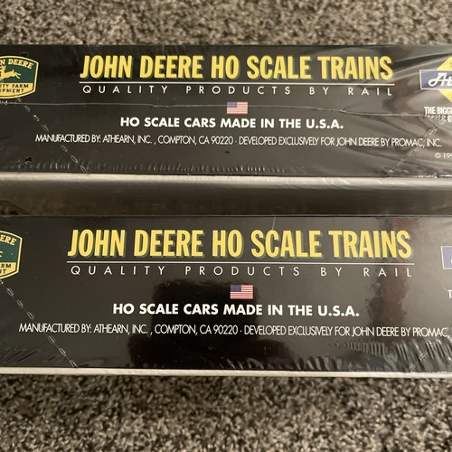 Athearn Ho Trains John Deere (1998) Caboose & Hopper. Sealed Vintage Set Rare - Picture 6 of 9