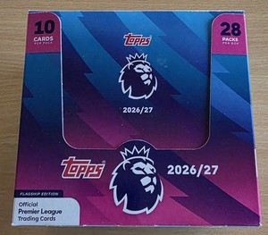 Topps Premier League 2026/27 Trading Cards 28 Packs Flagship Edition - Neu - OVP