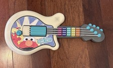 Hasbro Mattel Sesame Street Elmo Let's Rock Guitar Rock N Roll White 2010