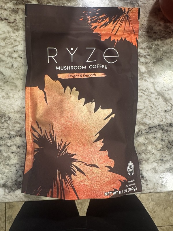 Organic RYZE Mushroom Coffee - 30 Servings Per Pack -Free Shipping
