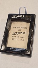 Vintage 1949-1951 Zippo Lighter Black Stripe BOX BOTTOM MOUNT Only Excellent