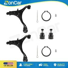 4pc Front Lower Control Arms Ball Joints for 2002-2003 2004 Honda CR-V CRV 2.4L