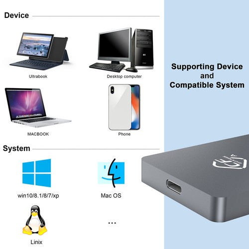 High-Speed CFexpress Type A Card Reader USB 3.1 Gen 2 10Gbps CFexpress Reader - Afbeelding 9 van 10