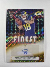 2025 Topps Finest Terrance Ferguson Rookie Autographs #RFA-TF Gold Geometric /50