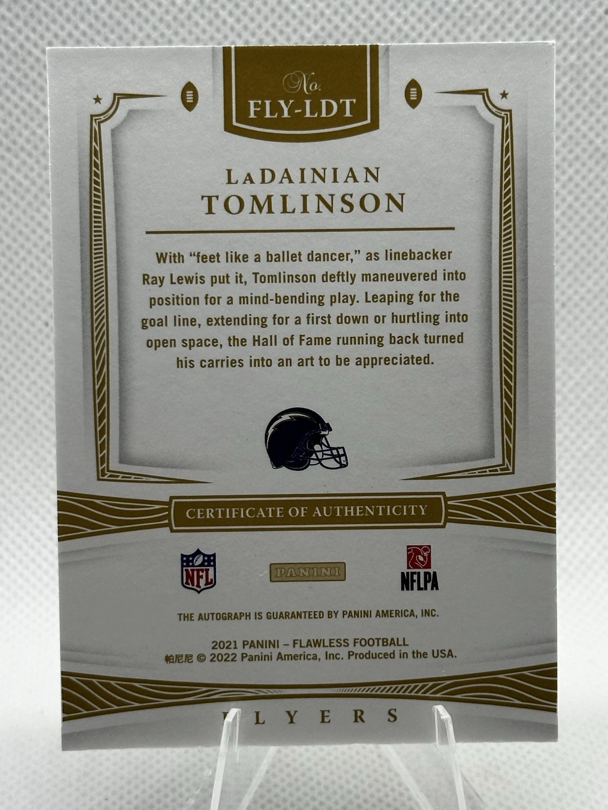 2021 Flawless Ladianian Tomlinson auto /20 view 4