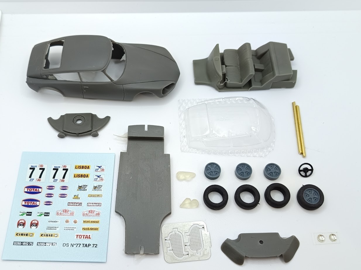 Kit Citroën DS21 Proto Rally Portugal 1972 - Résine - 1:43 miniature