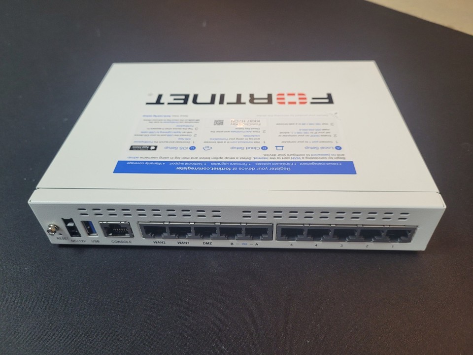 Fortinet FortiGate-70F FG-70F Next-Gen Firewall SD-WAN Security ...