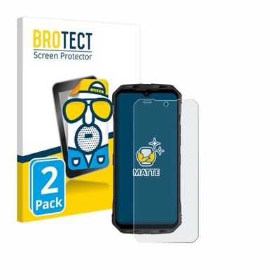 2x Schutzfolie Matt für Doogee V30T Displayschutz Antireflektierend