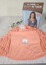 Baby K'tan Active Baby Carrier, Sling/Wrap, Coral/Pink MEDIUM