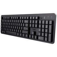 Trust Ody Ii Bluetooth® Tastatur Deutsch, Qwertz Schwarz Mit Numerischer
